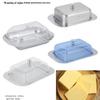 Stainless Steel Butter & Cheese Dish with Lid and Knife