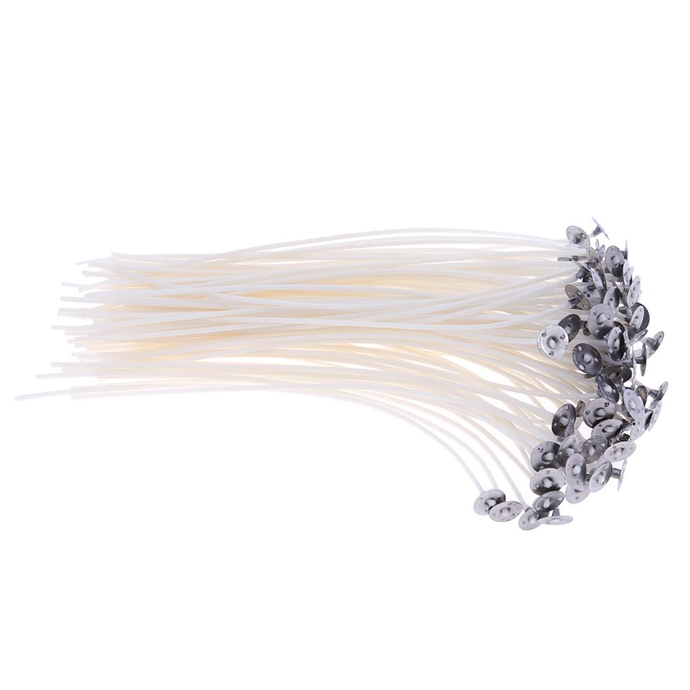 100pcs Wicks Bracket Smokeless Aromatherapy Core DIY Making Practical Eco-friendly Pure Cotton Creative Party Supplies