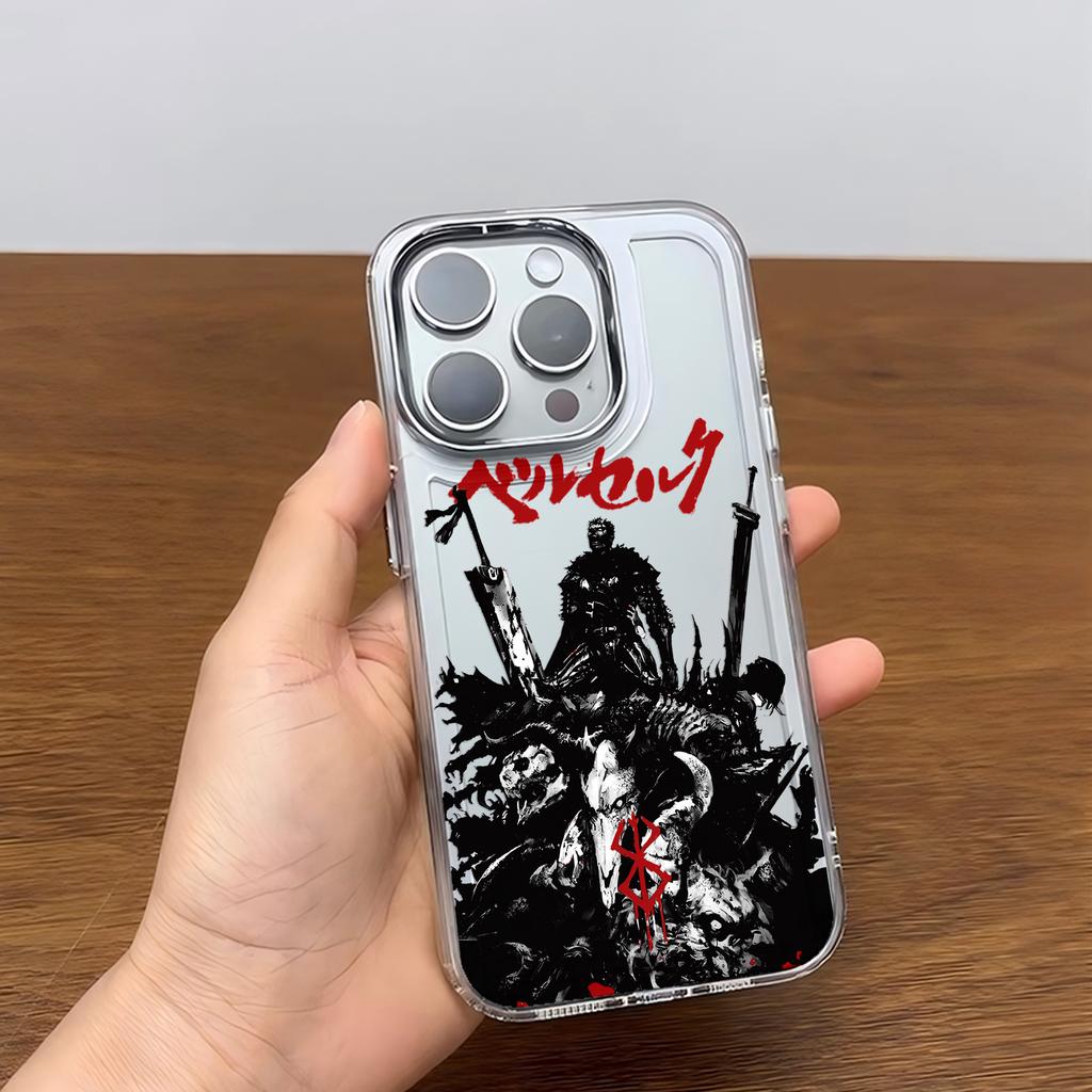 New Japanese Hot Blood Anime Berserk Guts Phone Case For iPhone 17 16e 16 15 14 13 12 11mini Pro Max X XR XSMAX 8 Air Plus Cover