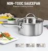 MICHELANGELO 3QT Stainless Steel Steaming and Cooking Dualpurpose Soup Pot Set Suitable for All Stoves Such As Induction Cookers