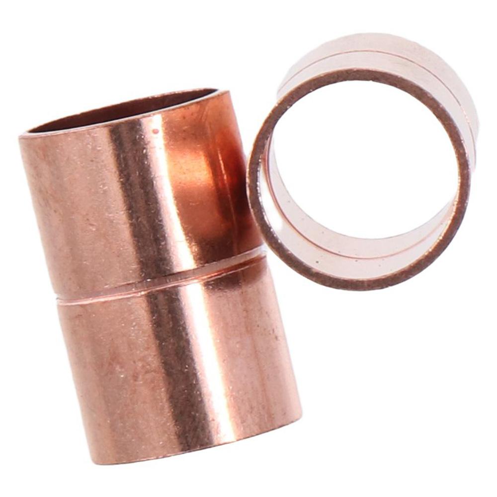 5Pcs Copper Connector Gold Adapter Strong Straight Coupling Copper Fitting  Home