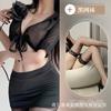 Pure Desire Uniform Sexy Hottie Suit Exposed Navel Short White Shirt Secretary Sex Uniform Cosplay Woman
