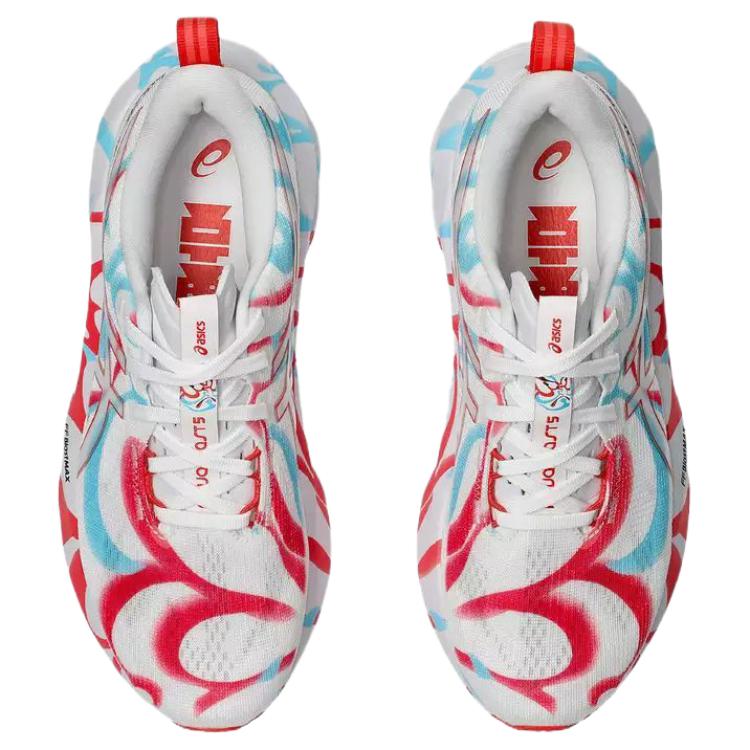 Asics  Novablast 5 Tokyo Marathon Women Sneakers White Coral-Reef 1012B888-100