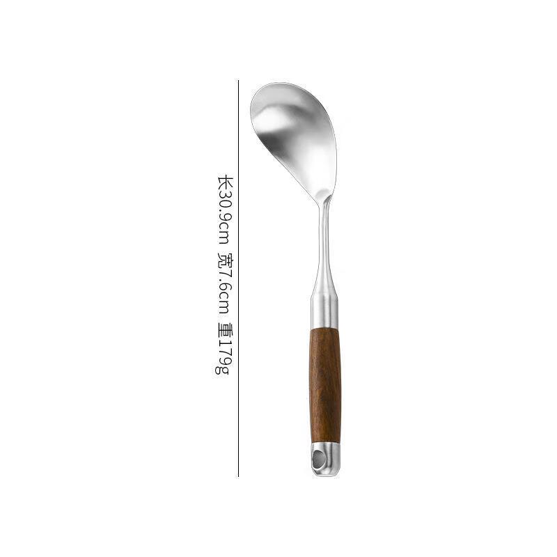 ZISIZ Ручка из палисандра 304 Нержавеющая сталь Кухонная утварь