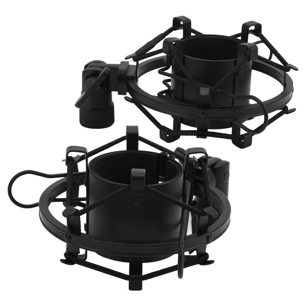 Microphone Shock Mount 47‑57mm Mic Anti Vibration Holder Adapter Clip for Live Streaming Recording