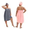 Plus Size Quick-Dry Absorbent Bath Skirt Robe