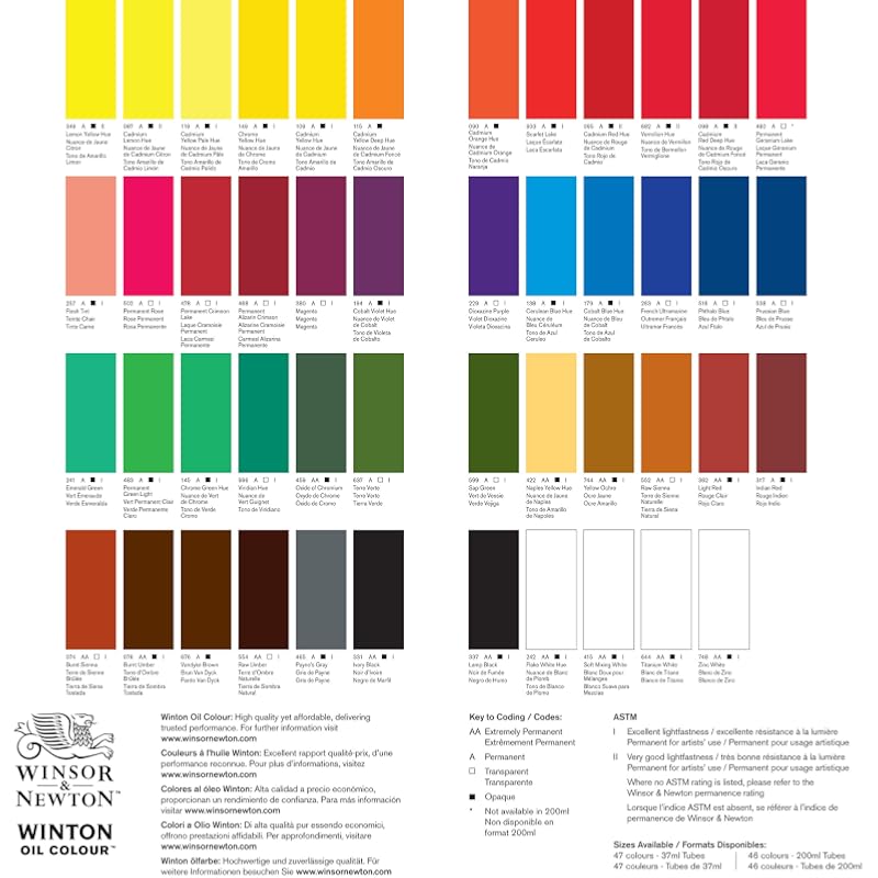 Winsor & Newton Winton eļļas krāsa