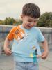 Summer 2026 Boys' Cartoon Print European Style Cotton T-Shirt