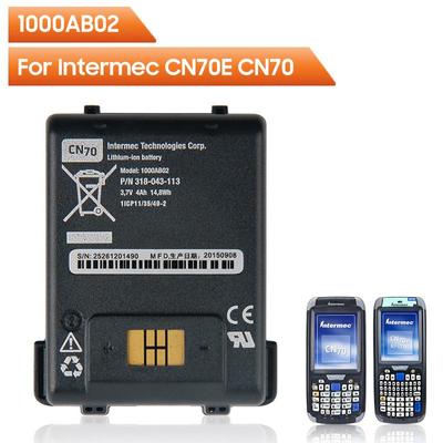 Náhradní baterie pro Intermec Honeywell 318-043-033 CN70E CN70 1000AB02 dobíjecí baterie 4000mAh