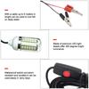 12V LED Fishing Light 100W Ip68 Lure Fish Finder Lamp 108 Leds 2835SMD Attracts Prawns Squid Krill 4 Colors Underwater Lights
