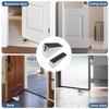 Door Stop Wedges Adjustable Versatile Rubber Door Stopper Wedges Solid Spring Door Stoppers Protective Stainless Steel Doorstop