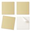 Set of Self-Adhesive Vinyl Tiles Pastel Yellow 9x30x30 Cm