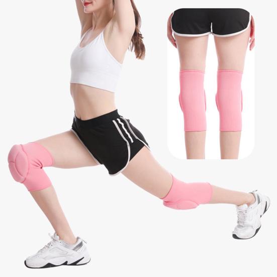 1Pc Thermal Knee Pad Soft Protective Anti-deformed Multi-function Women Running Sports Kneepad for Outdoor