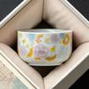 Antique Glaze Mandala Dhyana Ceramic Teacup for Kung Fu Tea Tasting
