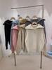 Autumn Loose Solid Color Half-Zip Knit Sweater with Turn-Down Collar for Women