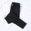 Spring and Autumn Jeans Women's Elastic Pants Show Legs Long High Waist Korean Edition Nine-Point Pants Women's Pants Bodycon-inspired Casual Jeans