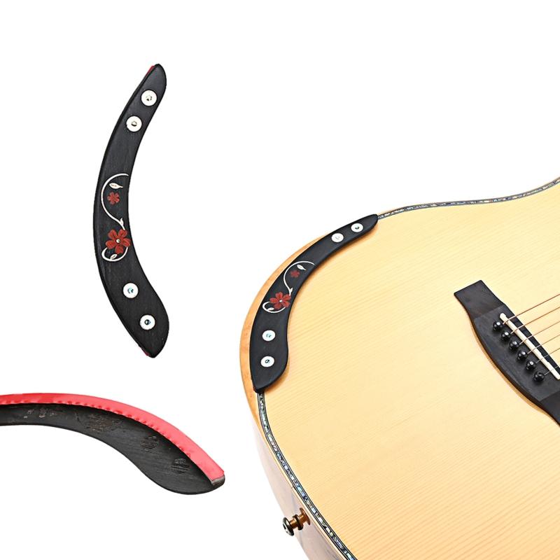 Acoustic Guitar Arm Rest Solid Wood Guitar Armrest Gauntlets for 39-41 inch Acoustic Guitar Replacement Parts Durable
