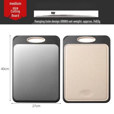 ZISIZ Double-Sided Thickened Embossed Chopping Board