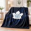 Toronto Maple Leafs Spausduotas Flanelinis Antklodas Šiltas Komfortas Lovos Užtiesalas Namų Interjero Dekoro
