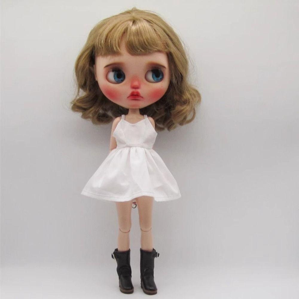 Fashion Doll Strap Dress Cute Dolls Skirt for azone ob22/24/27 Dolls For blythe Dolls