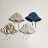 Baby Summer Fisherman Hat With Wide Brim And Breathable Cotton For Sun Protection