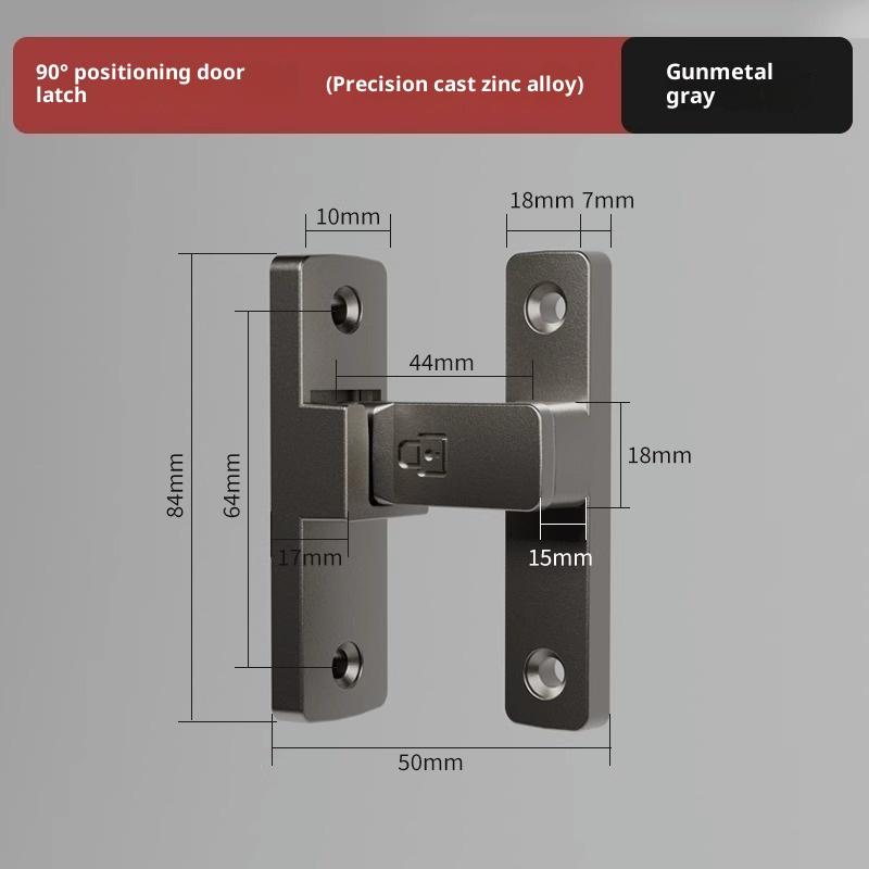 Riegel Riegel Innentür Nicht-Stanz Türschloss Badezimmer Schiebetür Schnalle Schiebetür Schnapper Altmodisch Aufputz Zimmertür