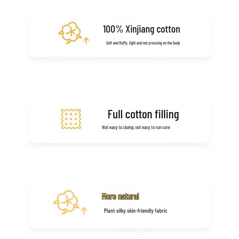 HLA Home Xinjiang Long-Staple Cotton All-Season Quilt