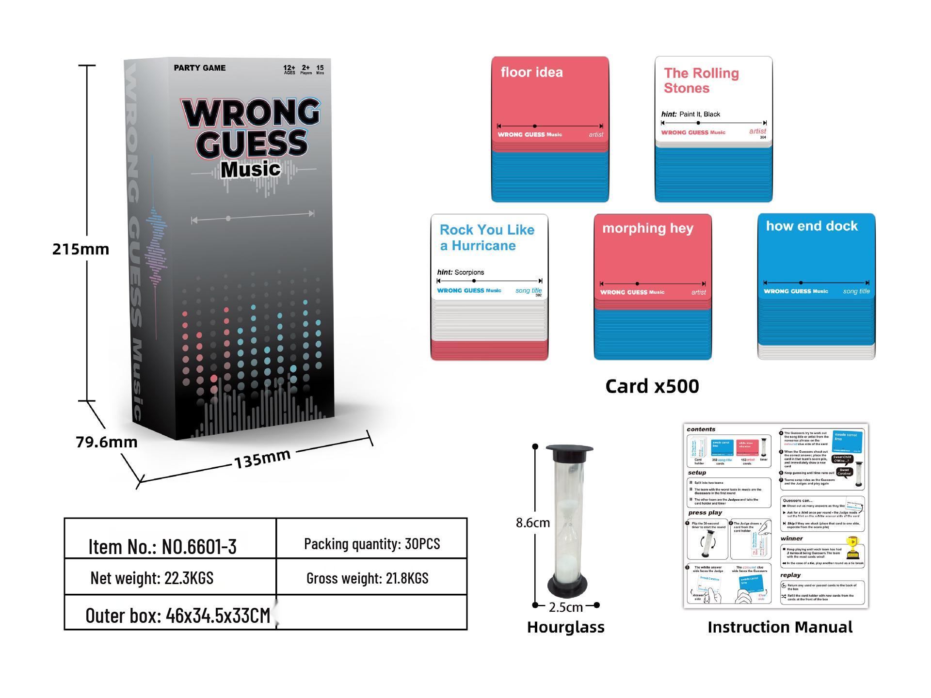 

Cross 2026 Misheard Music Card Game: Fun for Family Gatherings