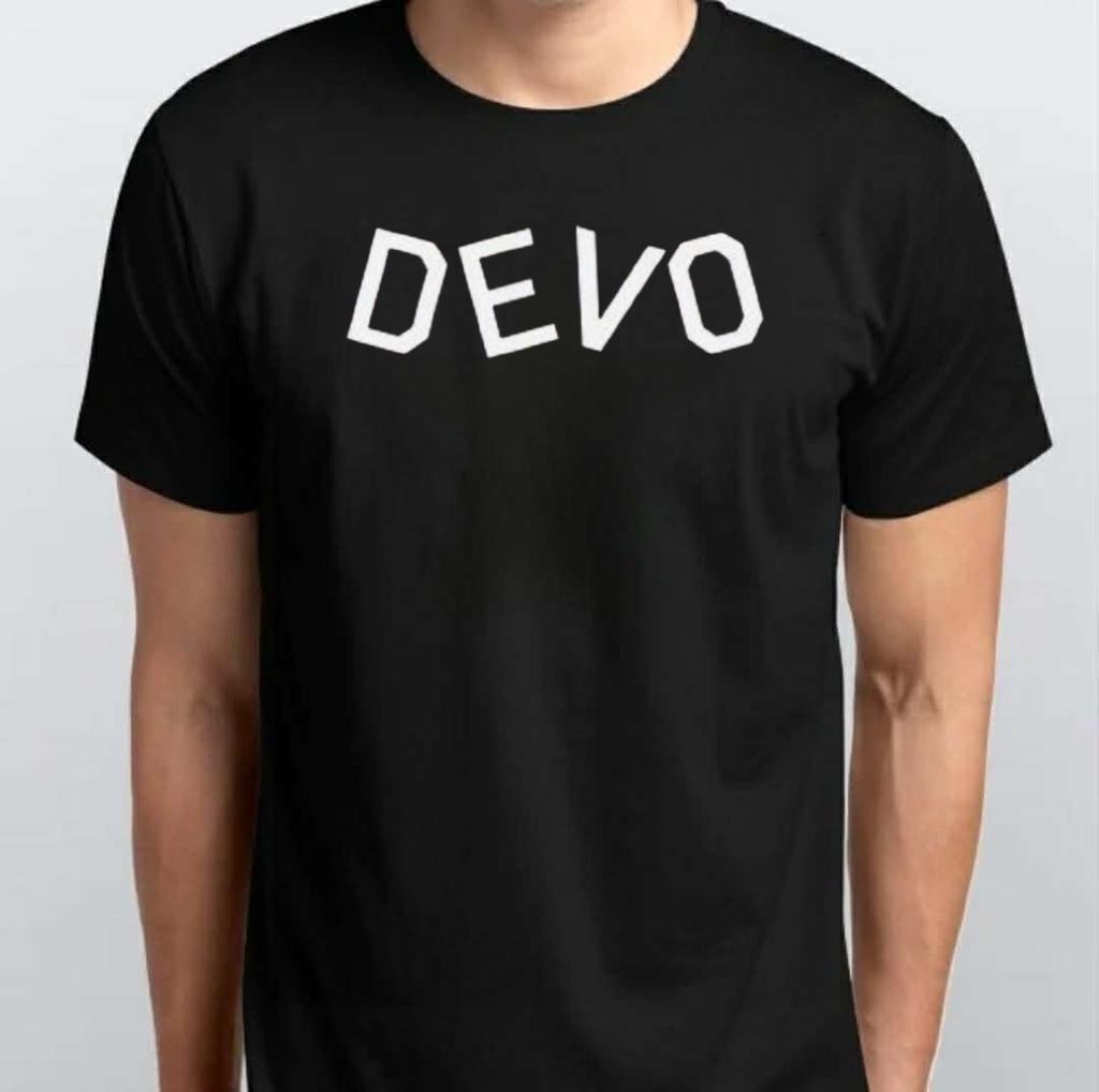 Devo Grafikdruck Unisex T-SHIRT S M L XL XXL 3 4 XL Schwarz Weiß