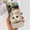 For Cover Oppo A58 4G CPH2577 Case Love Heart Butterfly Cover Shell For Oppo A78 5G 4G CPH2565 Soft Clear TPU Bumper Etui