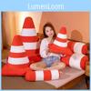 Traffic Barrier Moving Guard Rail Plush Toy Cushion Stuffed Doll Decorative