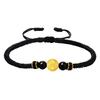 Pure Gold 999 Zodiac Red String Bracelet with Luck Beads for Baby's Full Moon or New Year