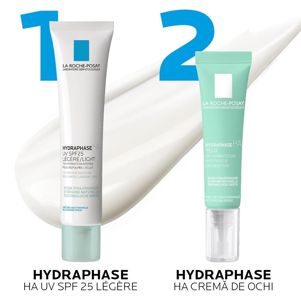 La Roche-Posay Hydraphase HA UV Light Moisturizing Day Cream SPF 25, 72-Hour Hydration for Normal To Combination Skin, 40 Ml