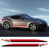 Auto Vinylaufkleber Türaufkleber Rennstreifen Grafiken Dekoration Auto Zubehör für Nissan Z-Autos 350Z 370Z Fairlady Z33 Z34