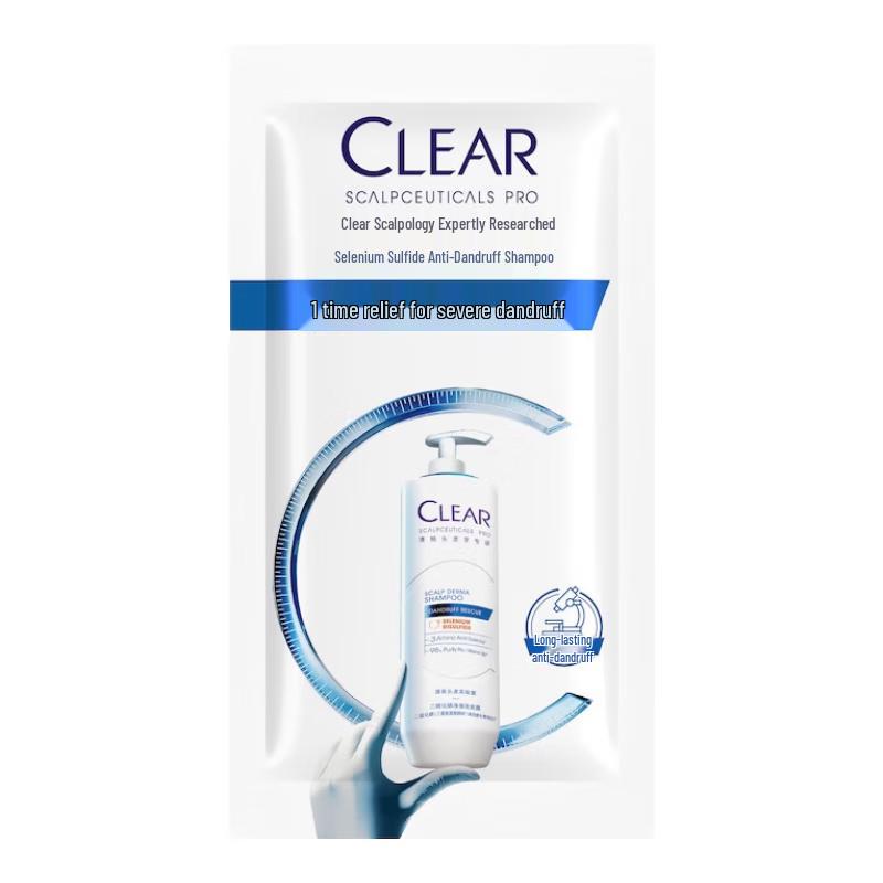 Шампунь от перхоти Clear с подписью Ван Чуцинь