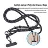 Customized Adjustable Phone Lanyard with Neck Strap & Metal Carabiner