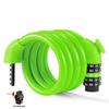 Combination Bicycle Cable Lock-5-Digit Winding Security Reset Cable Lock Bicycle Padlock Anti-Theft Accessories