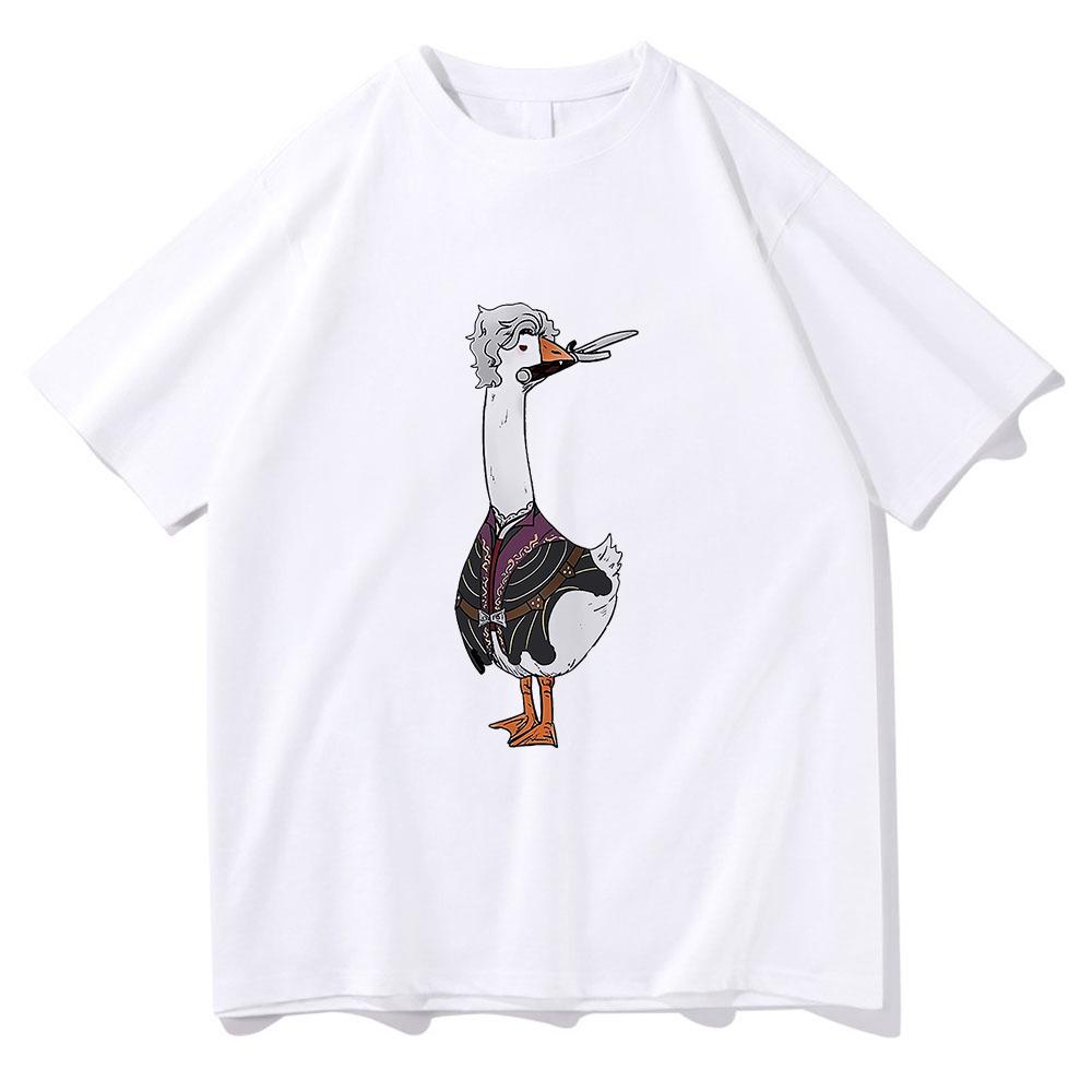 Goose Astarion T Shirt Fashion Unisex  Harajuku Funny Kawaii Goostarion Tshirt Unisex High Quality Casual Vintage Cotton Tees Shirts