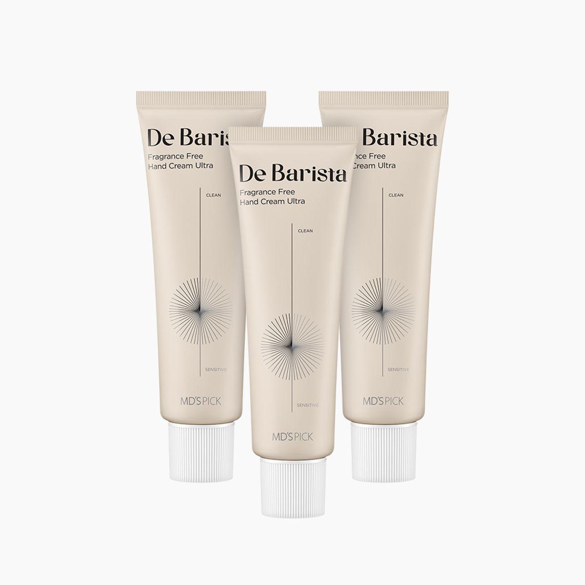 De Barista Unscented Hand Cream Ultra 50g 3-pack