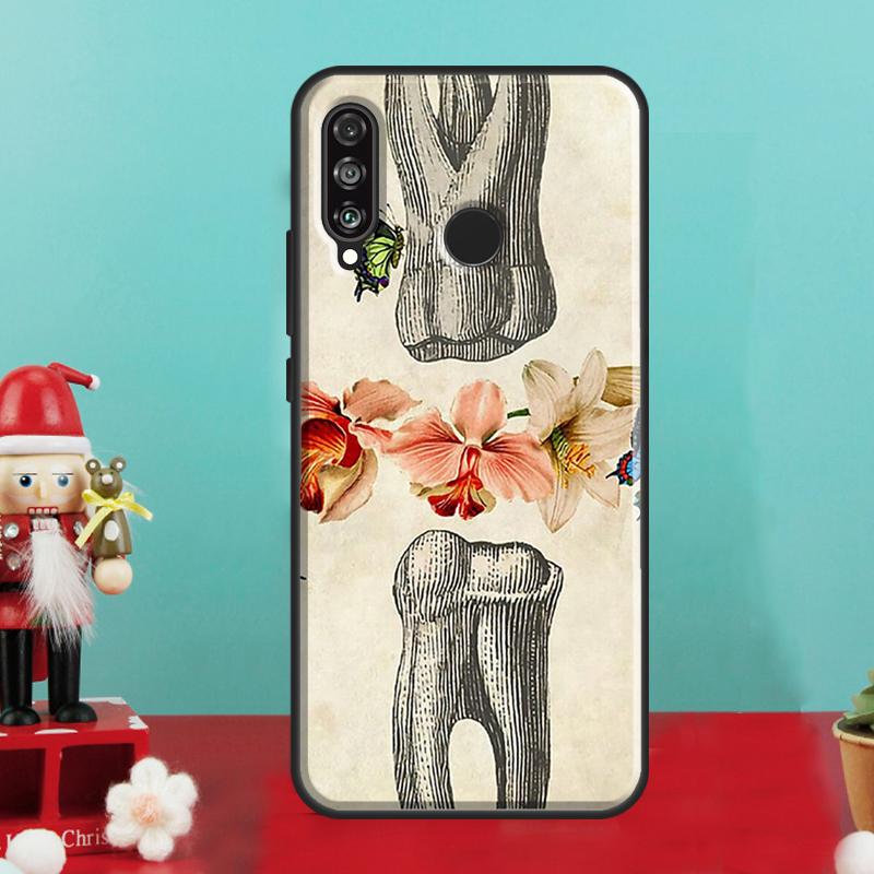 Dentist Tooth Pattern For Huawei Nova 12i 12s 11i 8i 9 10 SE Y90 Y60 Y70 Y72 Y73 Y61 Y91 P30 P40 Lite P60 Pro Case