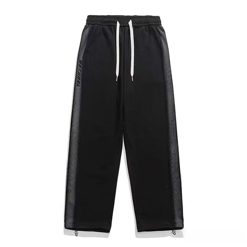 Streetwear Mens Casual Pants With Polyester Blend And Drawstring Closure For Summer Youth Fashion