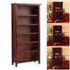 Bookcase Miniature Wooden Cabinet For Dollhouses Bedroom Living Room Decors DIY Craft Project Tiny House Furniture