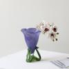 Luxury Glass Vase for Flowers Elegant Home Decor Desktop Floral Arrangement Living Room Decor
