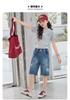 Girls' Shorts Summer Thin Children's Denim Shorts 2026 New Stylish Big Children's Pants Look Good Five Quarter Pants