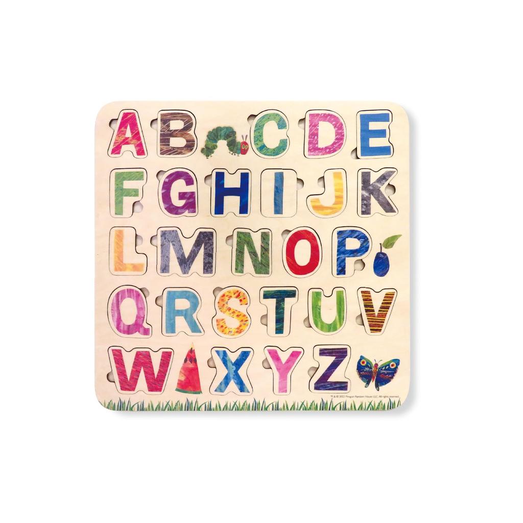 Witthart Velmi hladová housenka Abecední puzzle 26 dílků