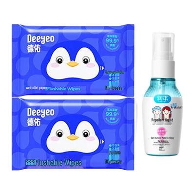 DeYou Wet Wipes & Mosquito Repellent Bundle