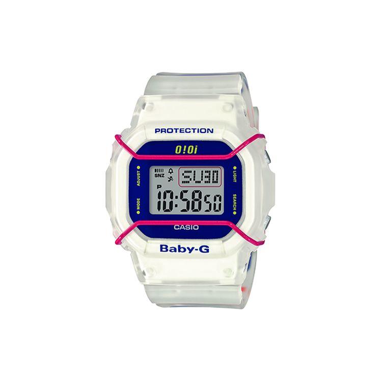 Casio Baby-G 200M Waterproof Fashion Quartz Watch Resin Strap Women watches White BGD-560SC-7 White Strap