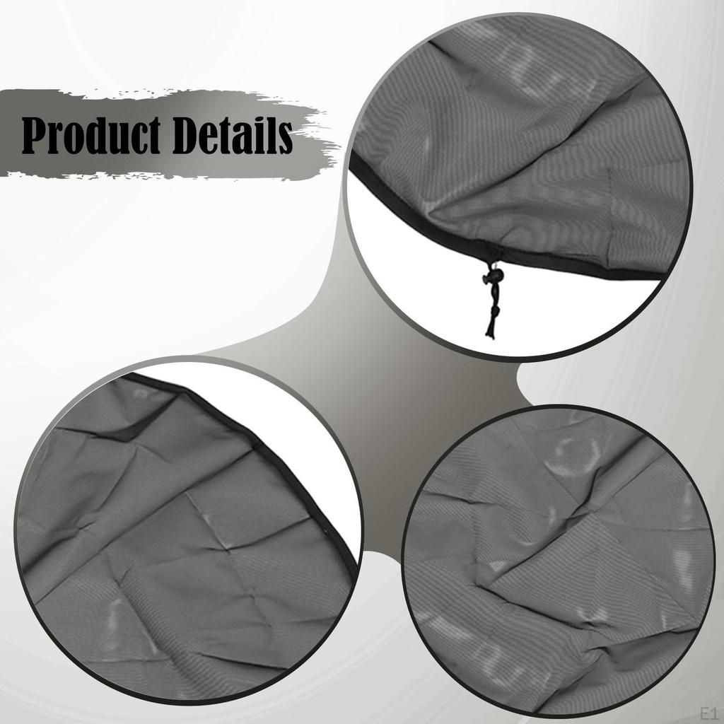 Rain Barrel Mesh Cover Screen Breathable Accessories with Drawstring Prevent Fallen Leaves for