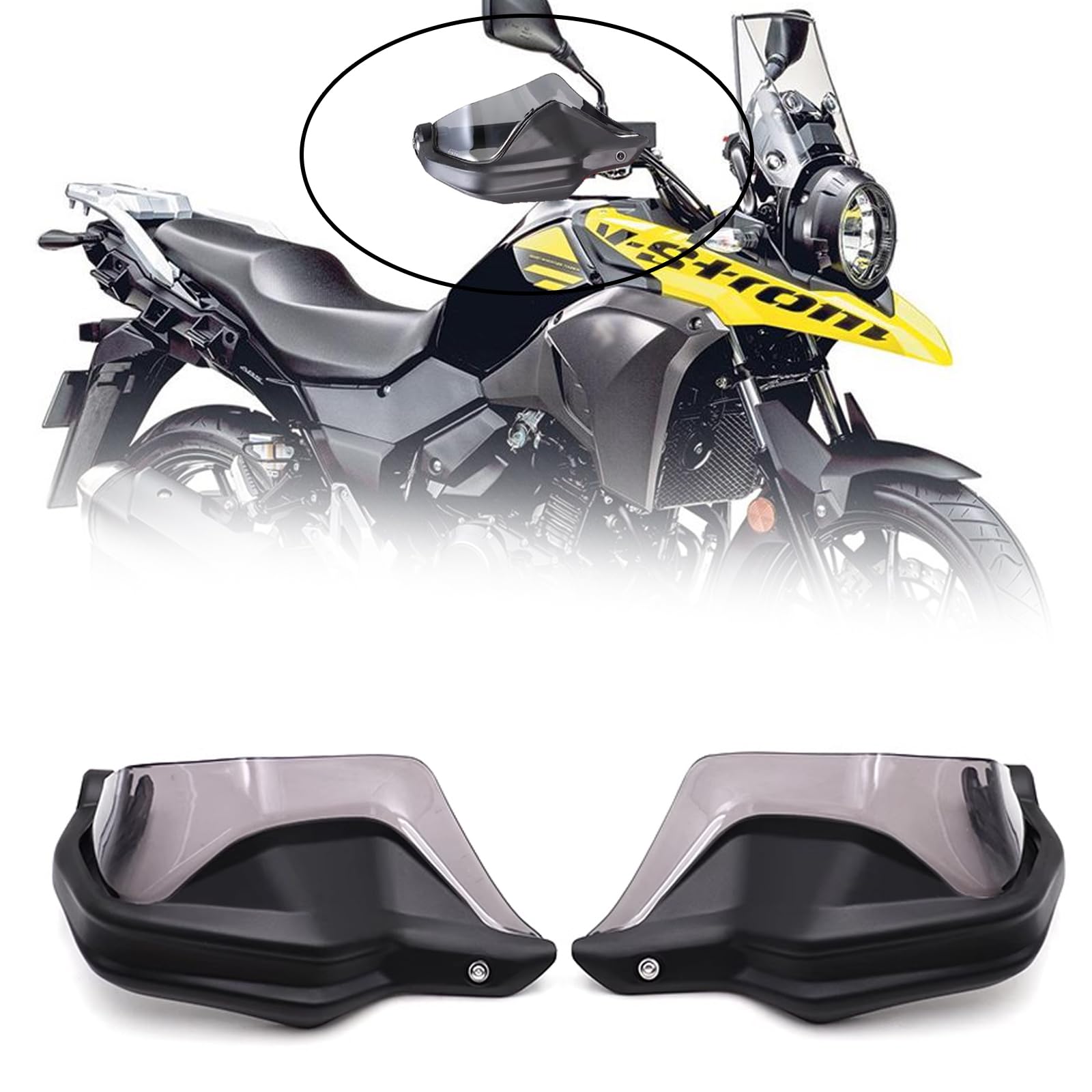 

HUANGCJCJ For V-Strom V-Strom SX 250 VStrom VStrom250 2024 2025 Motorcycle Handguard Hand Guard серый