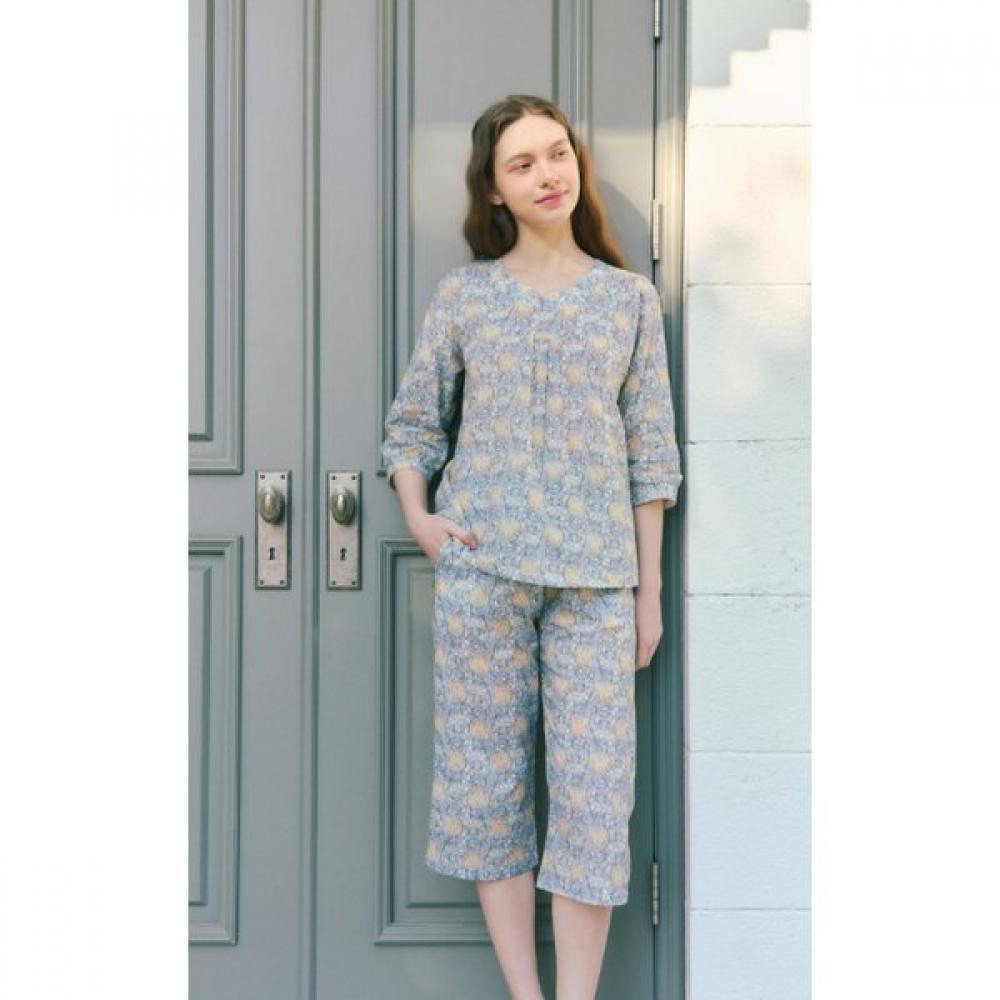 

Venus Rayon Geometric Floral Set Veps04ws Blue/100